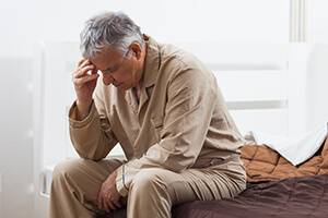 Man suffering With Sleep Disorders